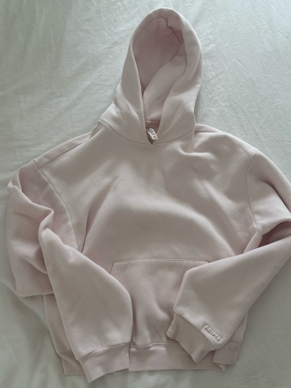 Skims baby pink hoodie